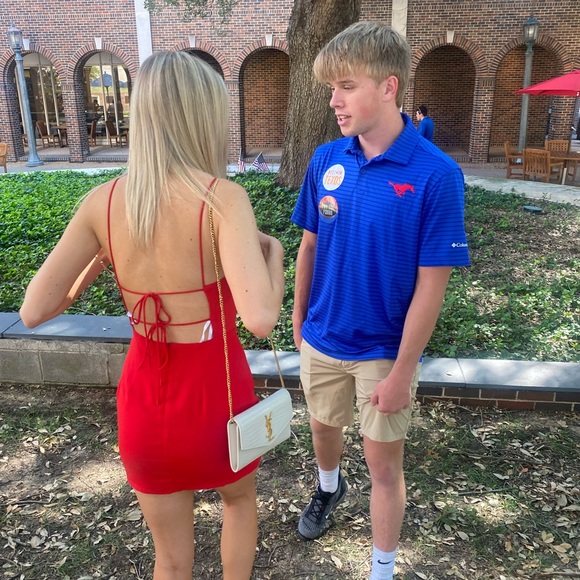 Red Mini Dress - Picture 2 of 2
